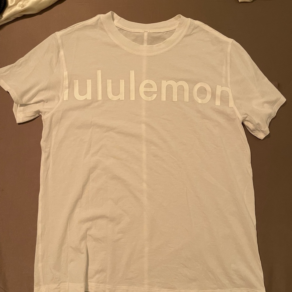 Lululemon all yours LULULEMON logo short sleeve cotton t-shirt